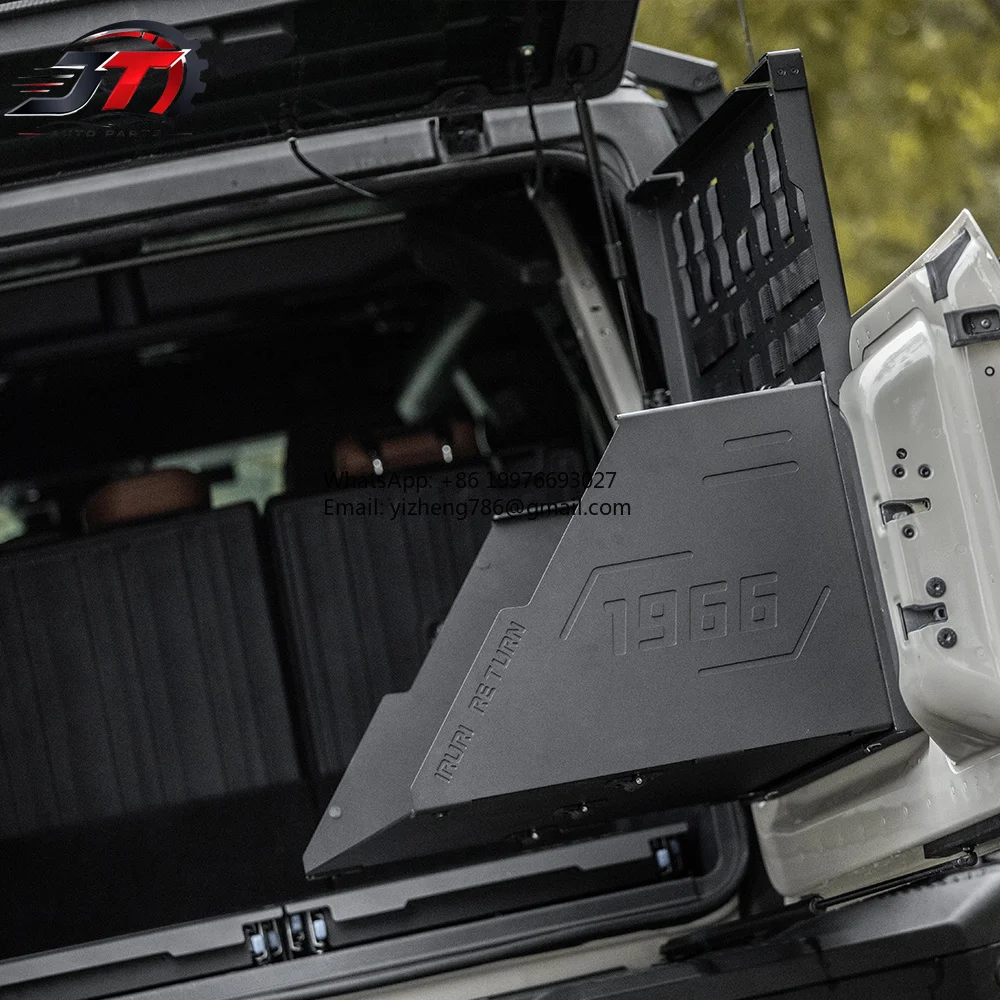 New style IRURI Multi-Function Cargo Platform, Foldable Aluminum Alloy Cargo Rack, Direct Bolt-On Installation, High Load Capaci
