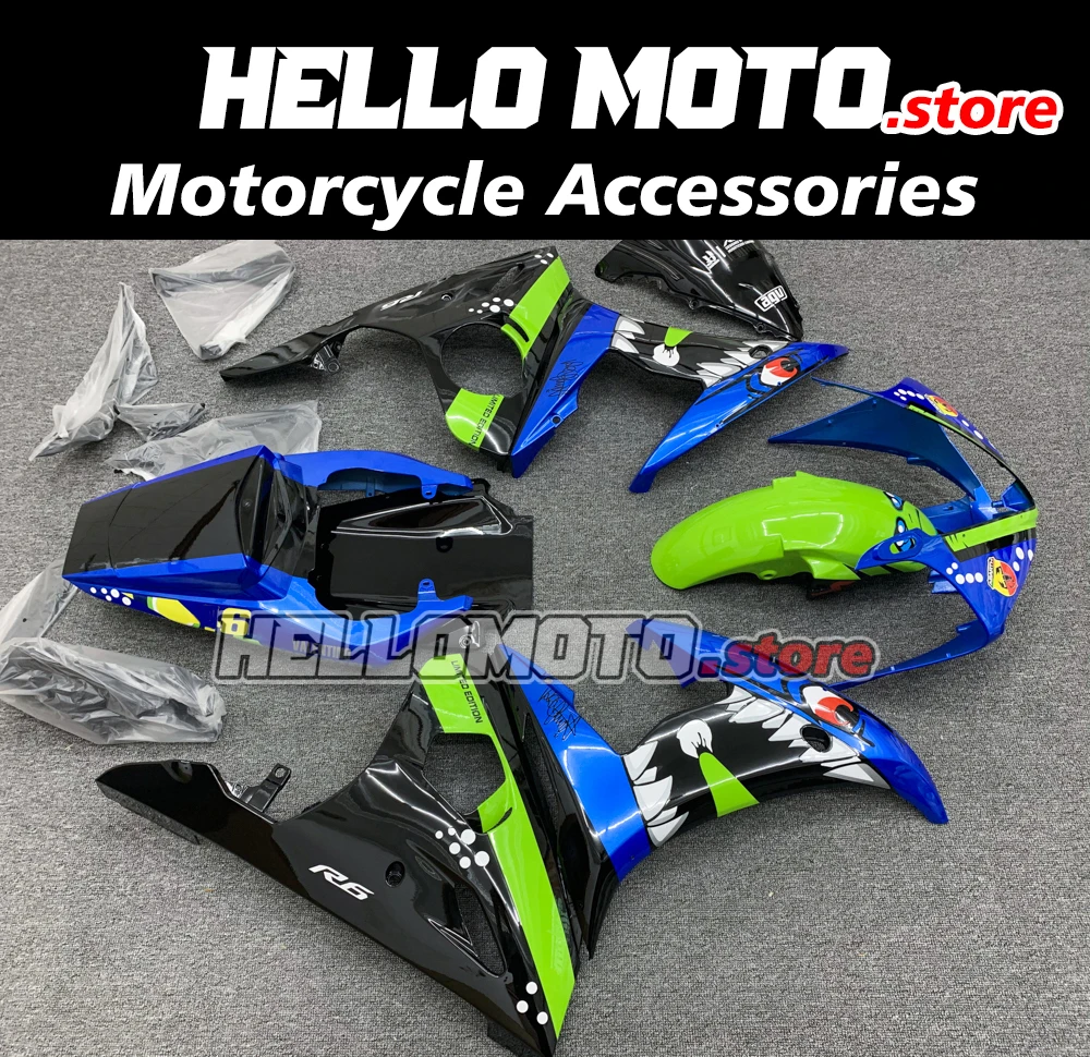 For YZF-R6 YZF R6 2003 2004 2005 R6S 2006 2007 2008 2009 Motorcycle Fairing Accessories Shell Bodywork Set RJ051 RJ09