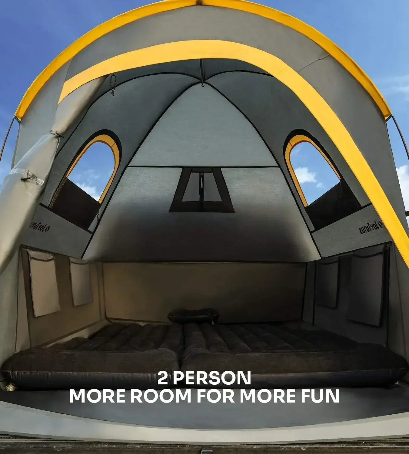 

2026 Woqi Aluminium triangle Shell Camping SUV Car RoofTop Tent hard shell Cover car Roof top Tent for sale