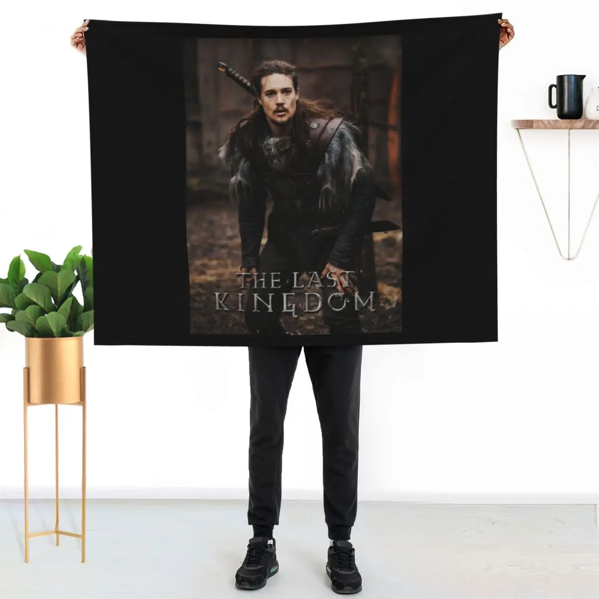 Day Gifts Uhtred Of Bebbanburg Graphic For Fans Throw Blanket Bed Furry Hair for winter halloween Luxury Designer Blankets