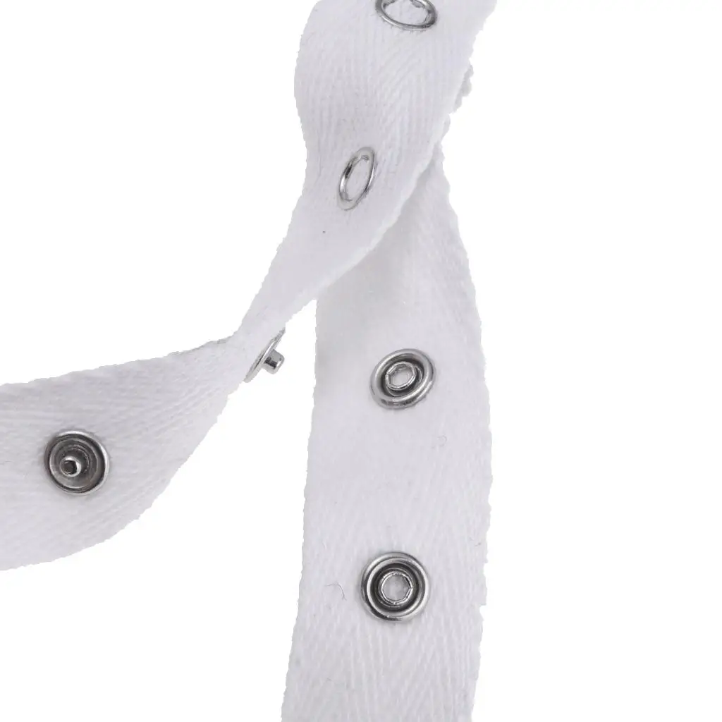 Snap Tape White 4 Yards Press Studs Popper Tape Sewing and Crafting Supplies Garment Accessories for Home Textiles and Bags