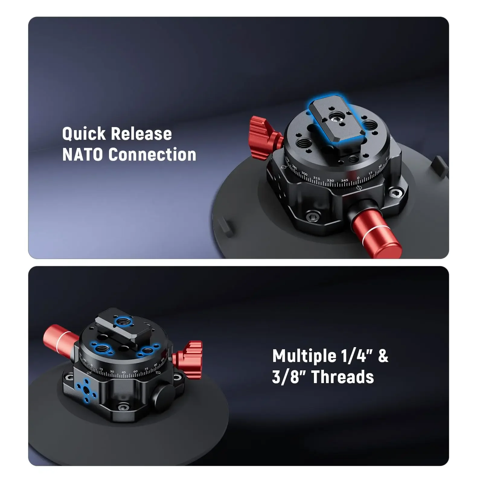 Neewer سيارة شفط كأس ذراع بوم هيدروليكي مع فراغ جبل الإفراج السريع الناتو السكك الحديدية 360 عموم قاعدة لكاميرا العمل #5