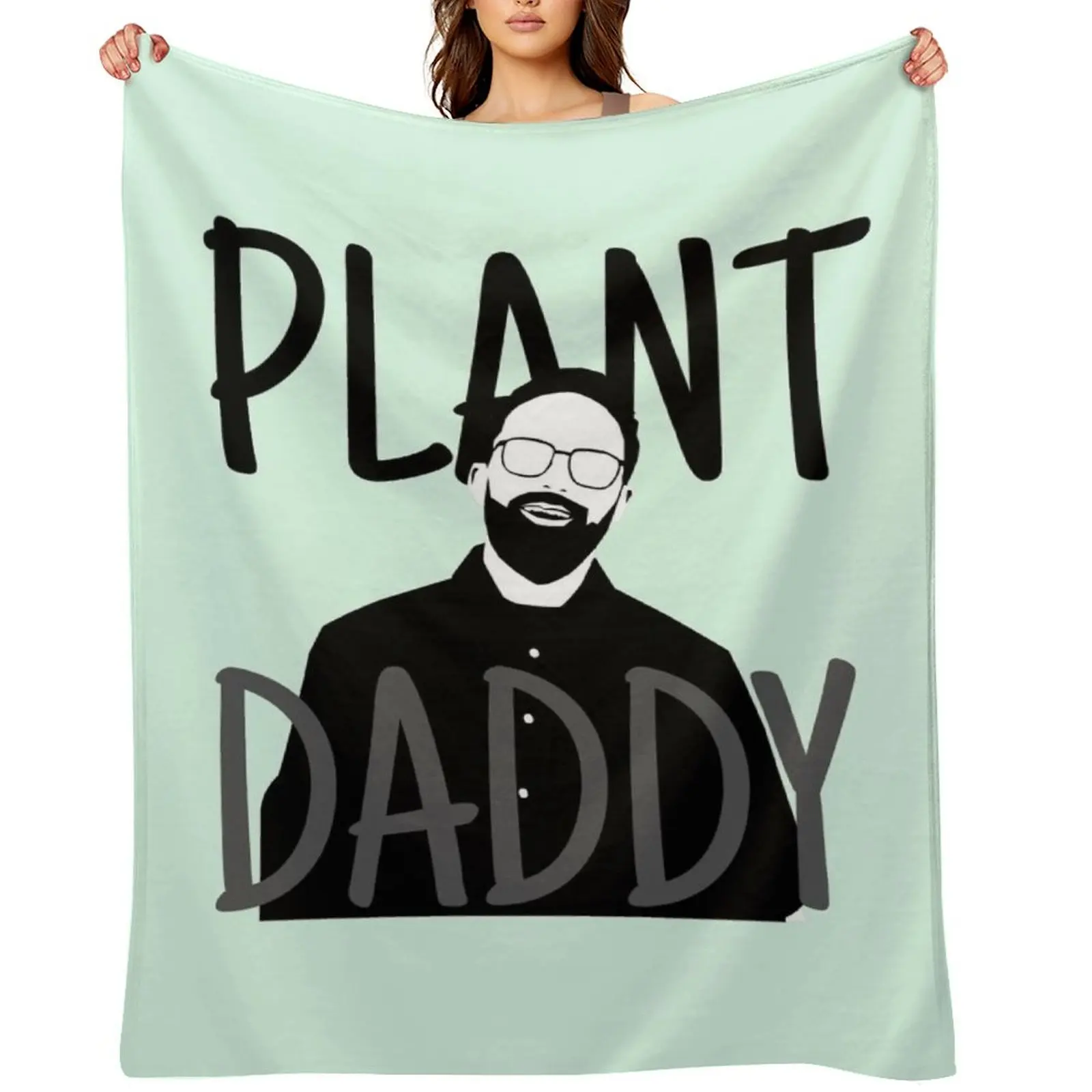 Plant daddy Throw Blanket Softest Nap heavy to sleep Soft Beds Blankets