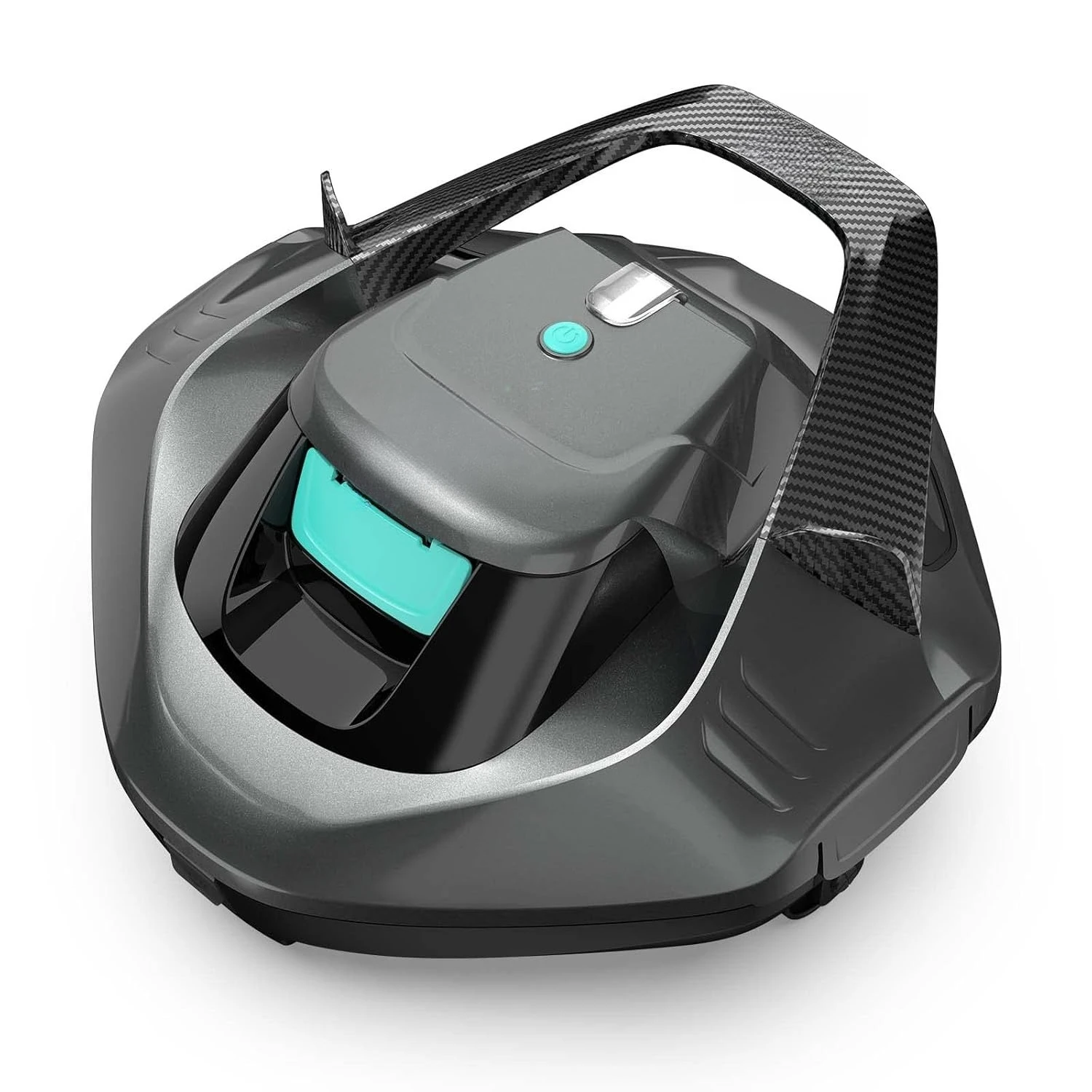 

(Renewed) Cordless Robotic Pool Cleaner with Retrieval Hook, Pool Vacuum Lasts 90 Mins, LED Indicator,, Customized