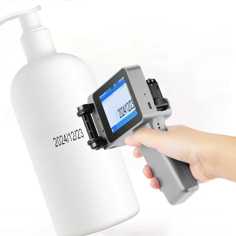QR Code Printers 12.7mm Inkjet Printer with Ink Cartridge up to 600DPI Plastic Inkjet Printer Expiry Date Marking date coding