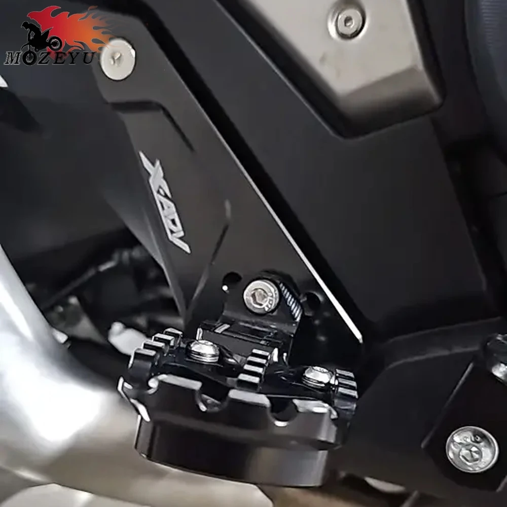 

2021 - 2026 Rear Folding Footrest FOR HONDA X-ADV 750 XADV 750 XADV750 Footpegs Foot Peg Pedal Side Stand Enlarger Extension Pad