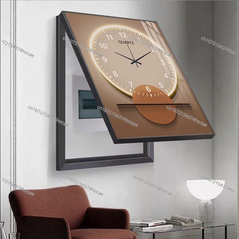 ل الشمال ديكور المنزل لوحات من صندوق كهربائي التبديل يغطي الصورة الملصقات الإبداعية جدار الفن الديكور والإطار لايف رو #2