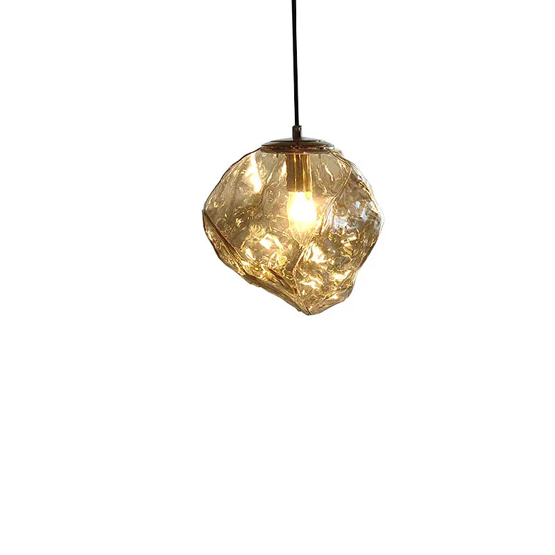 

Japanese-style lava ice cube creative bedroom bedside chandelier window atmosphere chandelier