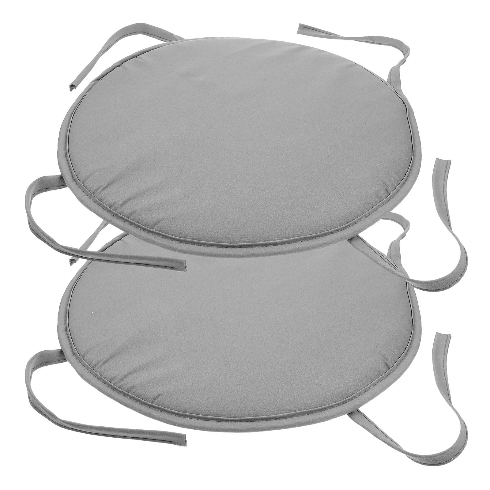 

2pcs Round Chair Pads Soft Thickened Sponge Seat Cushions For Garden Patio Dining Room Home Office Removable Washable Covers