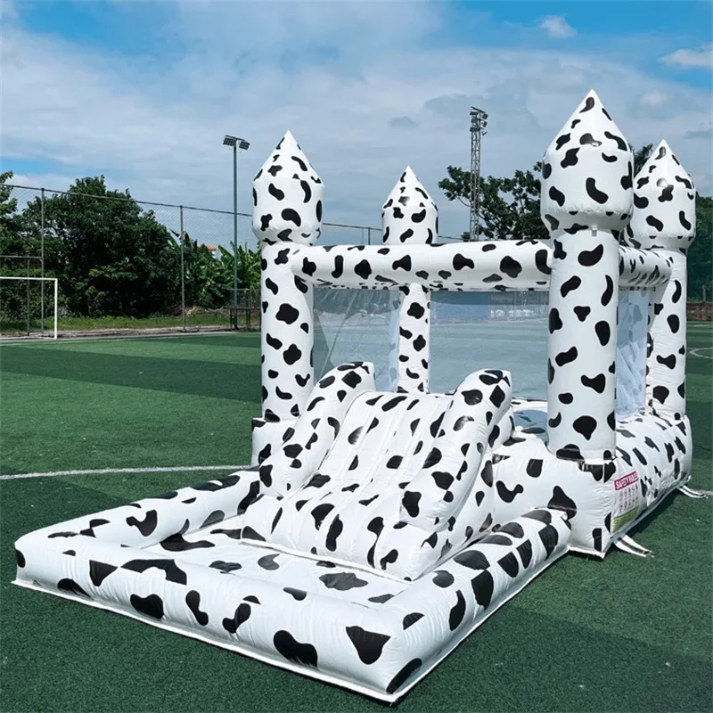 13' x 8' PVC Bounce House with Slide and Ball Pit and Air Blower