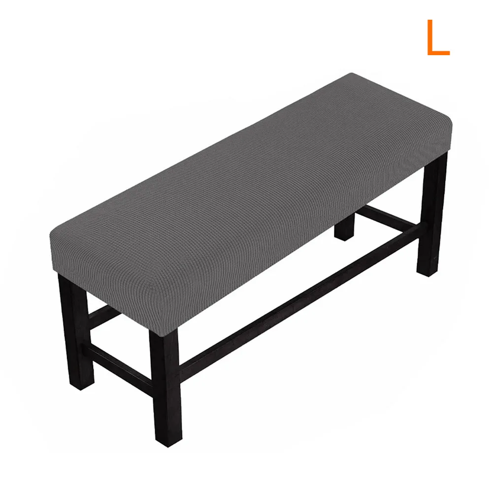 

Full Coverage Bedroom Washable Bench Cover Stretchy Slipcover Dining Room Elastic Furniture Protective Home Anti Dust Stylish