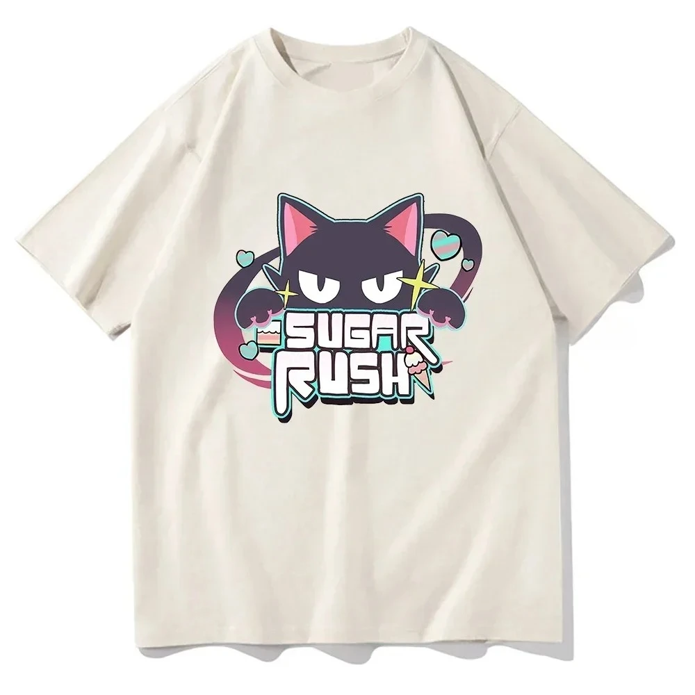 Blue Anime Archive T Shirts Sugar Rush Funny Women Clothing Unisex Streetwear Manga Cosplay Clothes Graphic T-Shirts