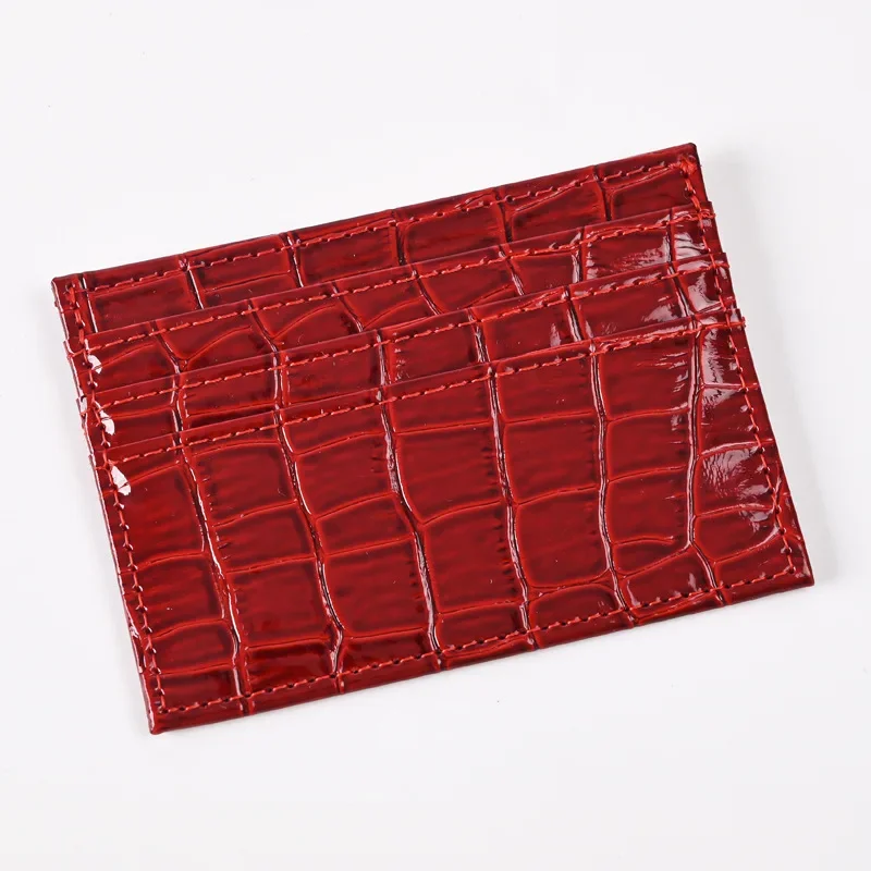 Portacarte sottile da donna portafoglio corto Walet Mini PU portacarte Multi Card portacarte Smal Multi Functiona pochette portamonete