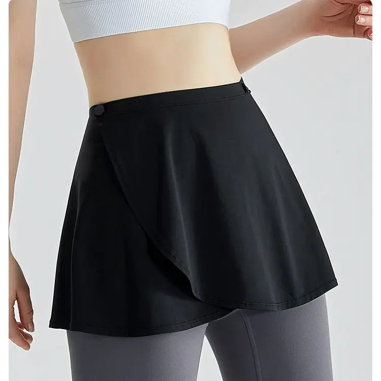 Yoga short skirt for women to cover the buttocks thin a piece of anti-exposure