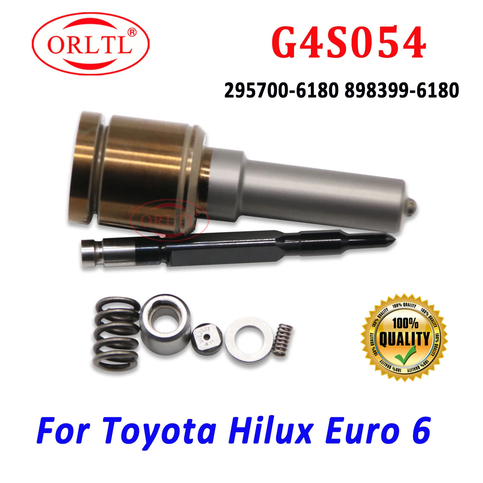 

ORLTL New G4S054 Piezo Common Rail Injection Nozzle G4S054 Diesel Fuel Injector g4s054 For Toyota Hilux 295700-6180 898399-6180