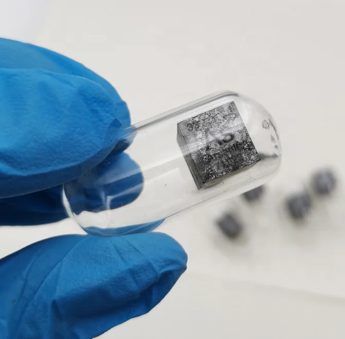 

10 mm Arsenic Density Cube Set As Cube for Collecting 99.9999% Purity Brand