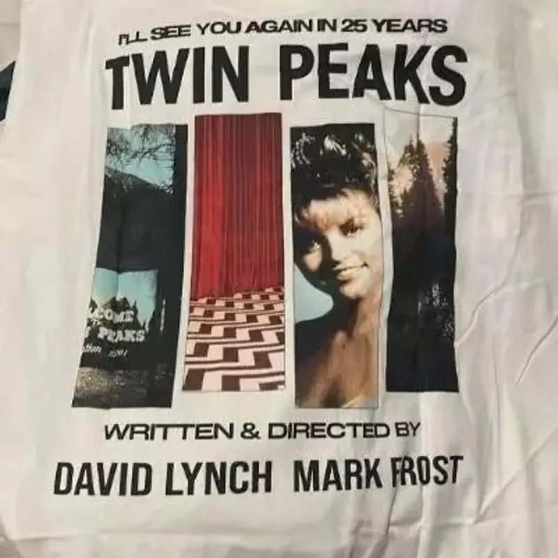 Twin Peaks T Shirt White Classic Style S 5Xl