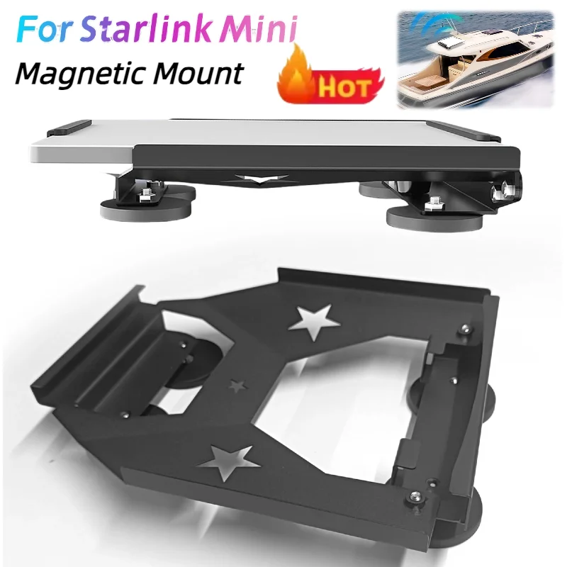 

Монтажный кронштейн на крышу для Starlink Mini, 4 магнитных основания, крепление на крышу автомобиля, багажник на крышу прицепа для Starlink Mini, аксессуары