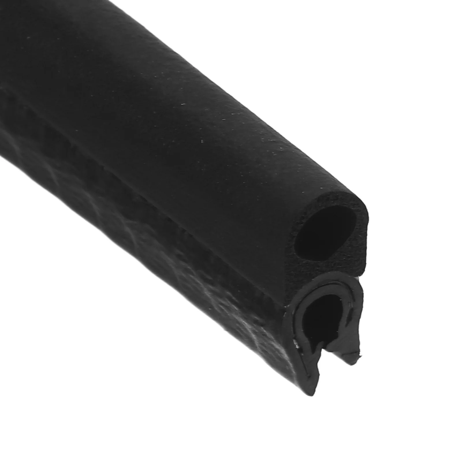 Uxcell 1m/2m Automotive Door Weather Stripping EPDM Car Door Rubber Edge Trim Seal Strip Gasket with Top Bulb for Cars Boat RVs