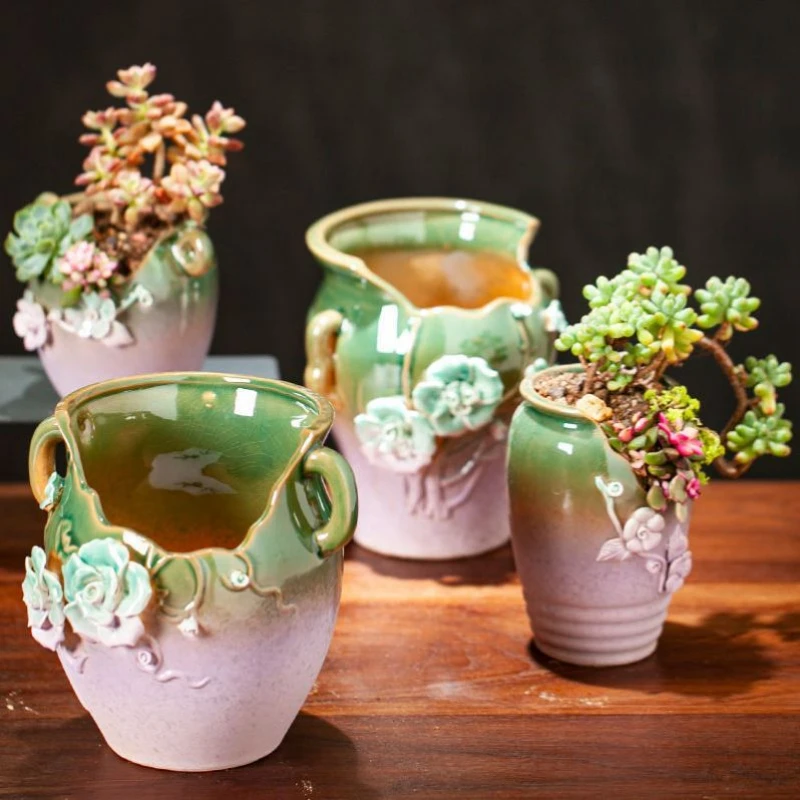 

Unique flowerpot features creative new indoor porcelain modern simple fashion.