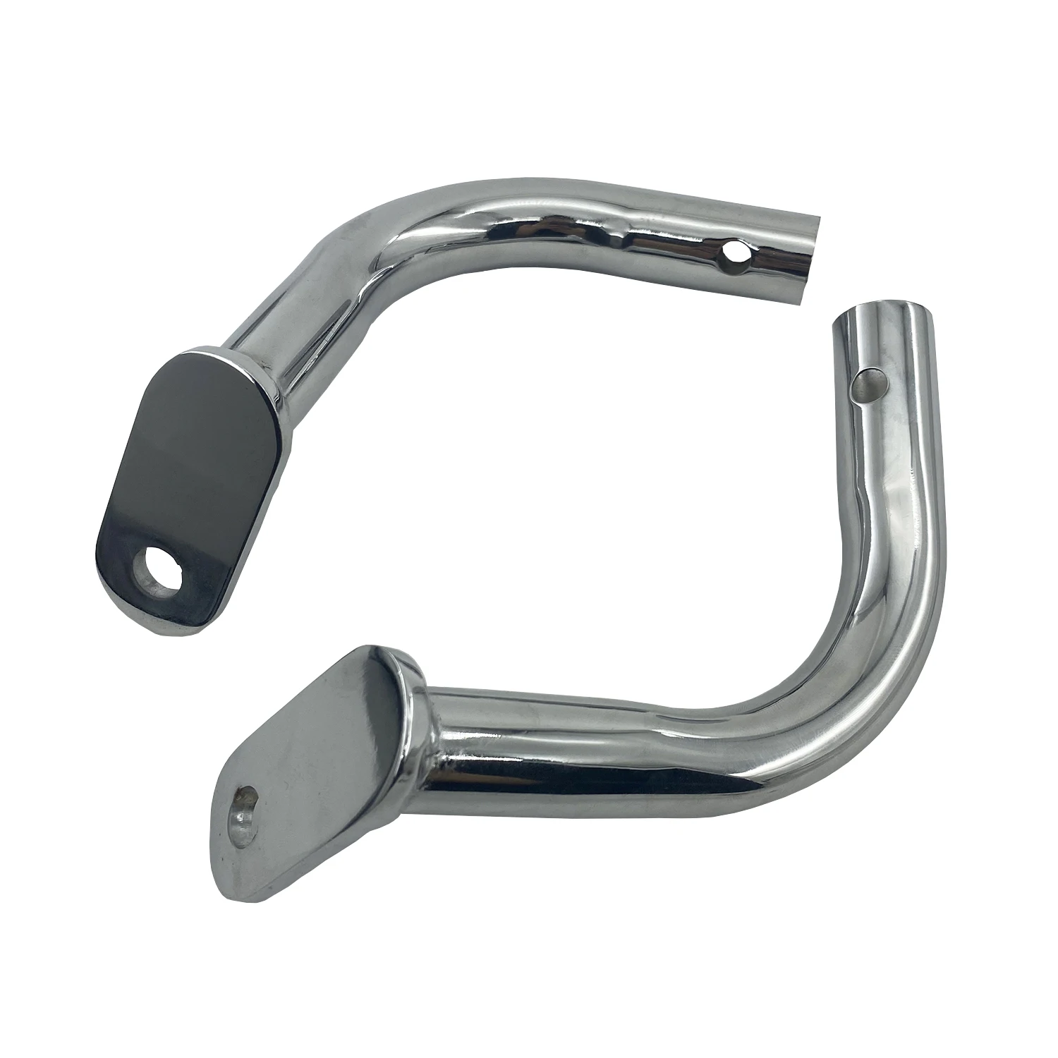 Chrome Saddlebag Guard Eliminator Support Bracket For Harley Touring Electra Glide Road King 1997-2008 Road Glide 1993-2013