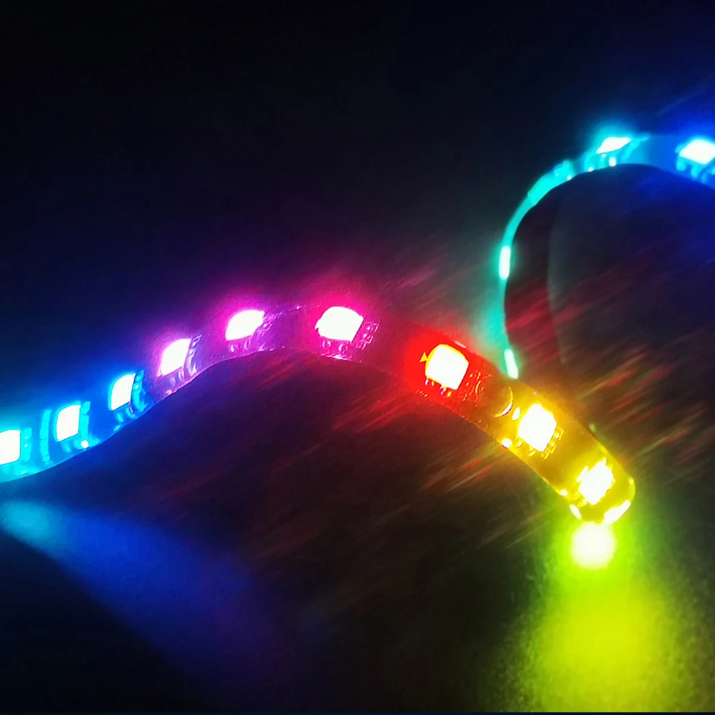 PC RGB LED Strip Light for Motherboard 3Pin RGB 5V ARGB Header Computer Case DIY Lighting Decoration