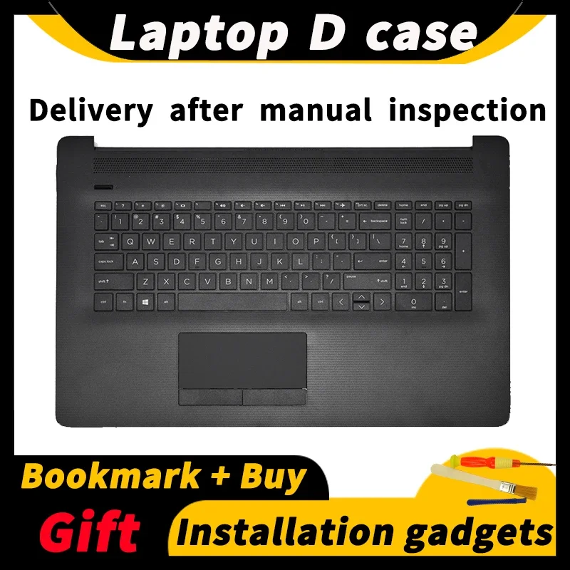 For HP 17-BY CA CR 17Q-CS 470 G7 A case B case C case D case Screen pivot Keyboard case with backlight L22749-001