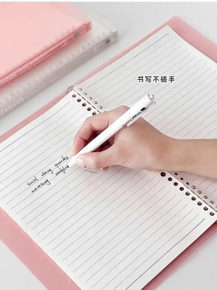 A5/B5 Simple Portable Detachable Notebook Loose-leaf Notepad or Work, School and Journal 30sheets