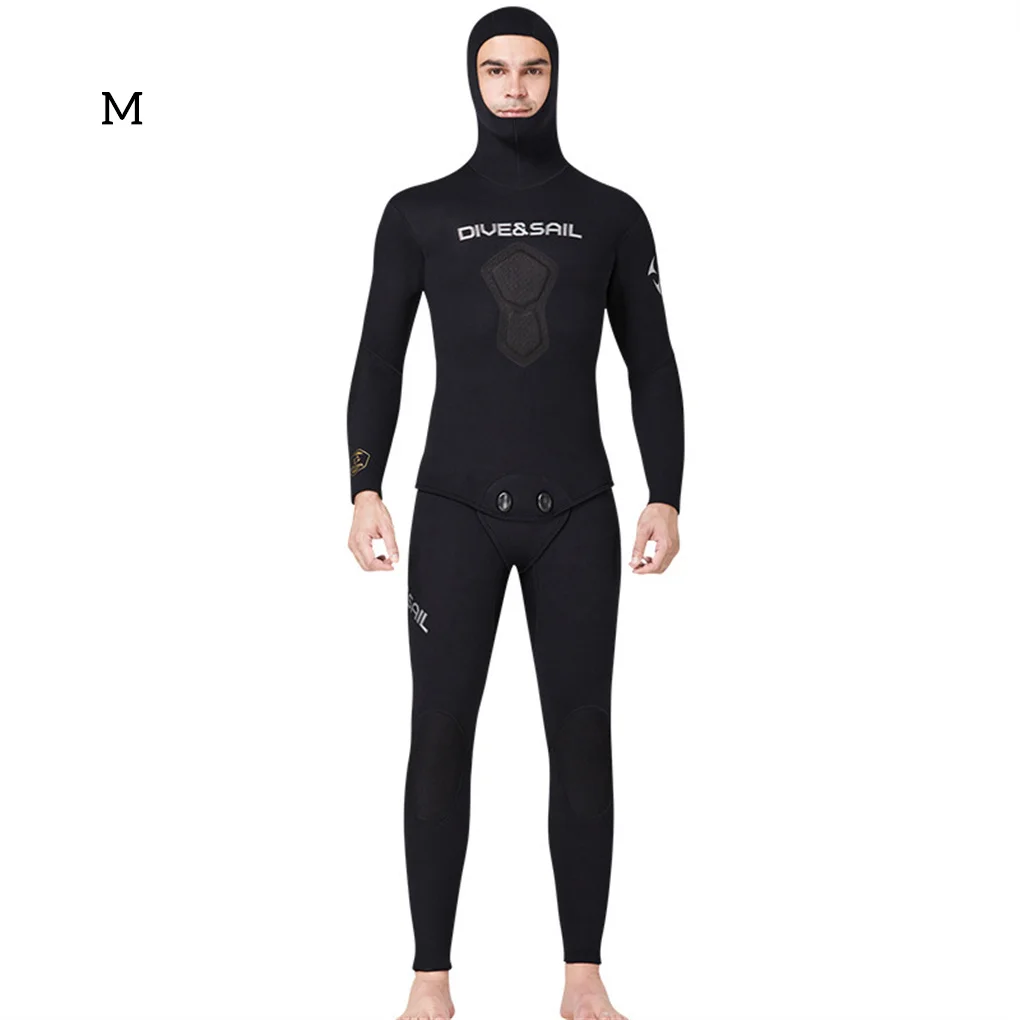 1.5MM Hoodie Bathing Suit Professional Split Long Sleeve Two-piece Waterproof Snorkeling Gear Quick Dry for Surfing Swimming