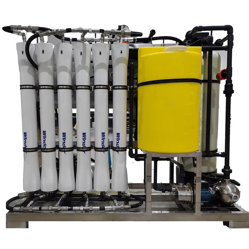 1000L/H Seawater Desalination Reverse Osmosis Machine with PLC Control and Pump 10 kW
