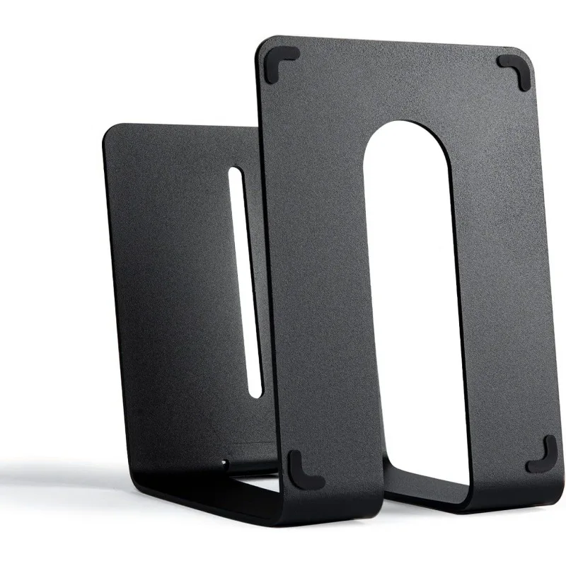 Estante de caja de sonido de escritorio, soporte de altavoz a prueba de golpes, soporte inferior de aluminio, Base de almacenamiento