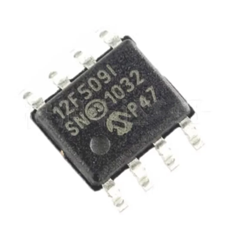 

10 Pieces of Brand New Original Pic12F509-I/Sn with Marking 12F509I, Packaged in Soic-8, Single-Chip Microcontroller Mcu Chip