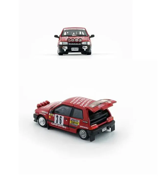 Nouveau BMC 1 64 Daihatsu Charade Rallye 1988 gagnant moulé sous pression alliage jouet voitures modèle de Simulation pour cadeau de Collection