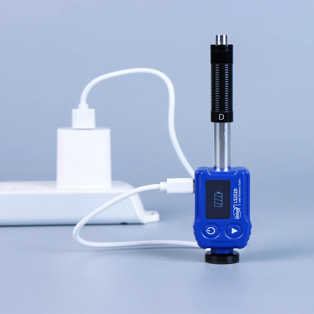 LS252D Leeb Portable Hardness Tester Pen Type D Impact Device Durometer Accuracy: ± 6HL