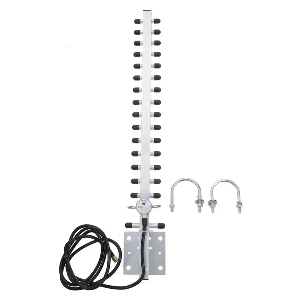 2.4GHz WiFi Antenna 25dBi Directional Signal For Wireless Router Wireless Cards Routers With 1/4-inch External Antenna Ports