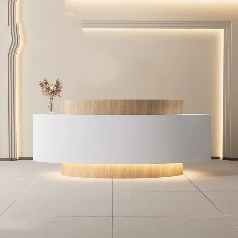 Company Simple Reception Desks Organizers Hotel Welcome Reception Desks Executive Restaurant Mostrador Commercial Furniture