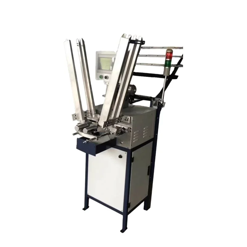 Máquina automática de trama de doble husillo