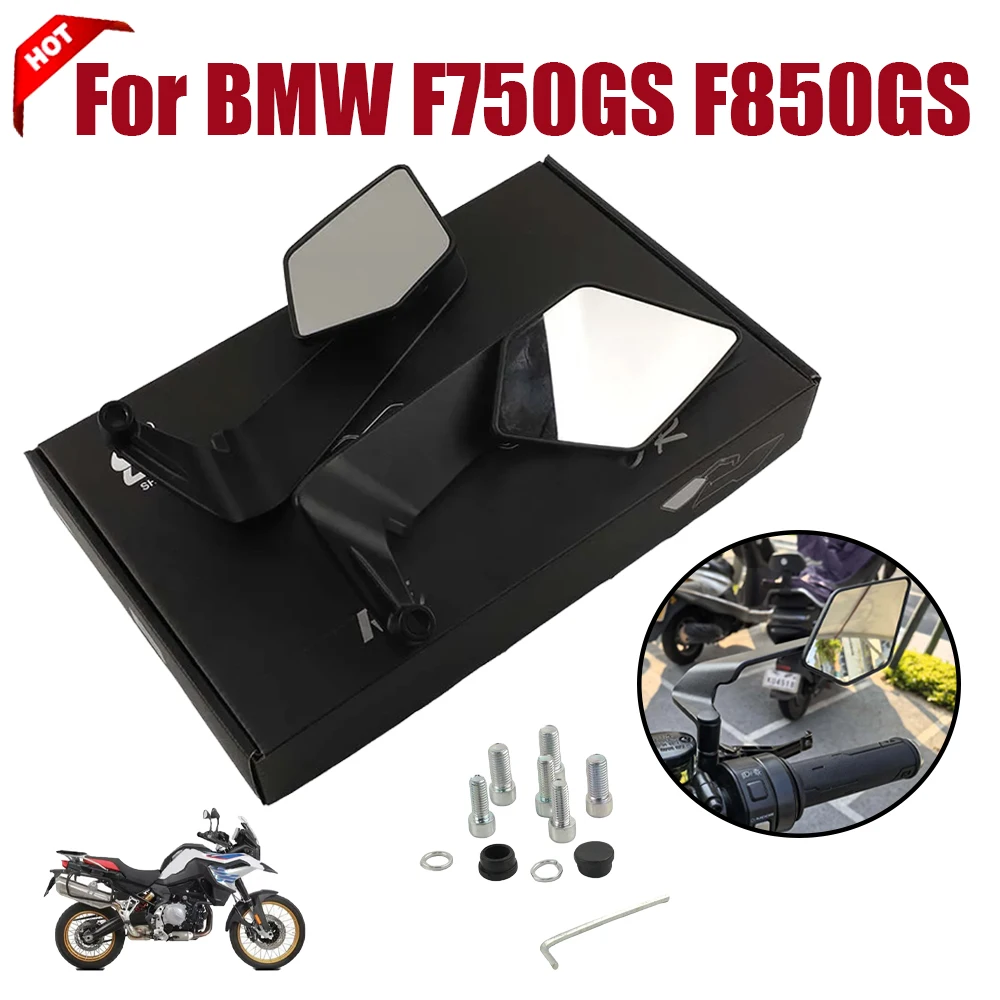 

Accessories Rearview Mirrors Stealth Winglets Mirror Rotate Adjustable Side Mirror For BMW R1300GS R1200GS R1250GS F750GS F850GS