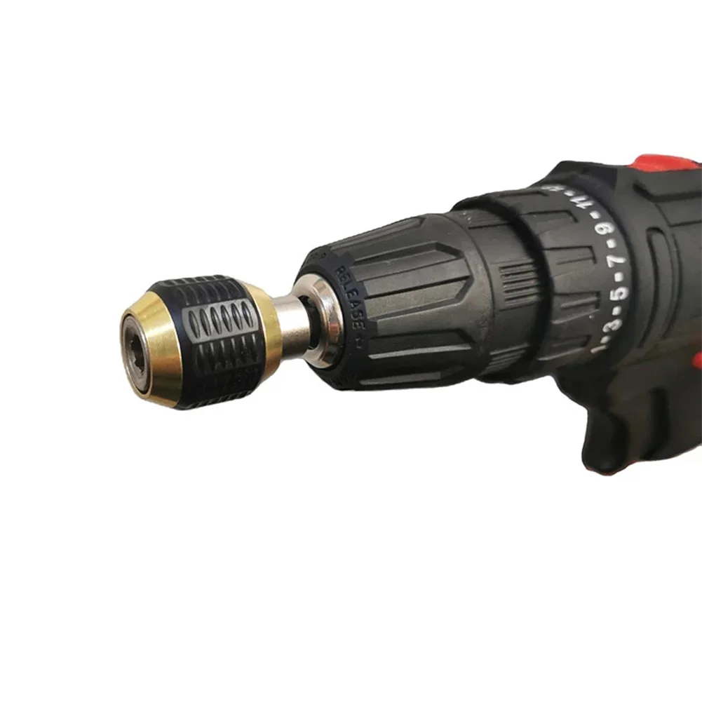 Drill Bit Converter Hex Handle Adapter Power Tool Accessory Double Head Extractor For Charging Drill Anti Slip Drill Bit Handle