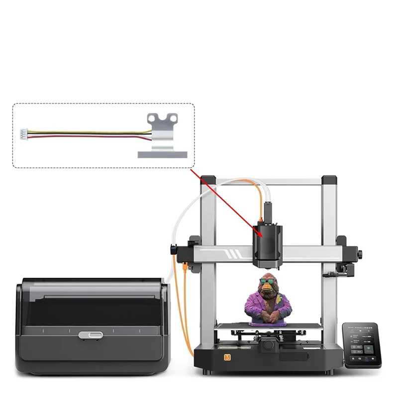 AT63-3D Printer Accessories Auto Bed Leveling Sensor Strain Gauge Sensor Hot End Mounting Block For Kobra 3 Combo