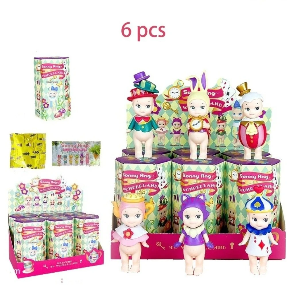 Мини-бренды, ангелы, хипперс, случайная глухая коробка, милые животные, аниме-фигурки, украшения для телефона, автомобиля для детей, подарки на день рождения, Рождество