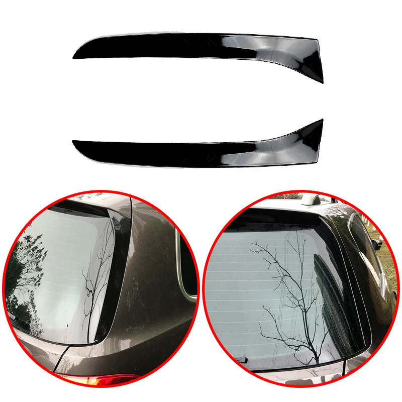 

For VW Passat B7 2011 2012 2013 2014 2015 Wagon Car Rear Wing Rear Windshield Side Spoiler Glossy Black Body Kit