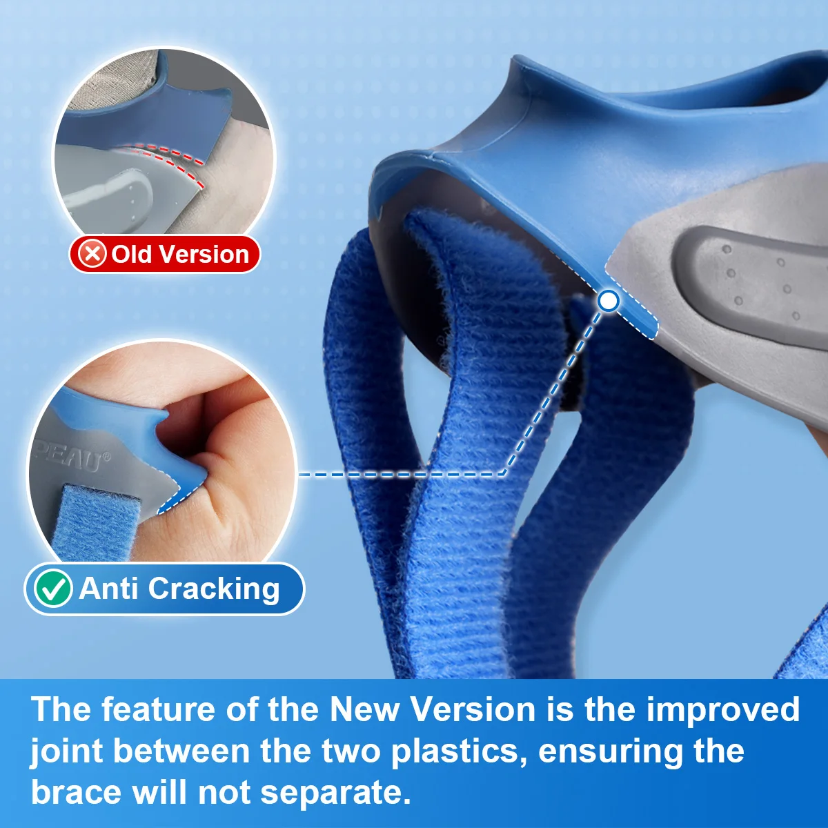 VELPEAU Thumb Brace for CMC Joint Pain, Osteoarthritis, Arthritis and Tendonitis Thumb Support Stabilizer with Elastic Sleeve