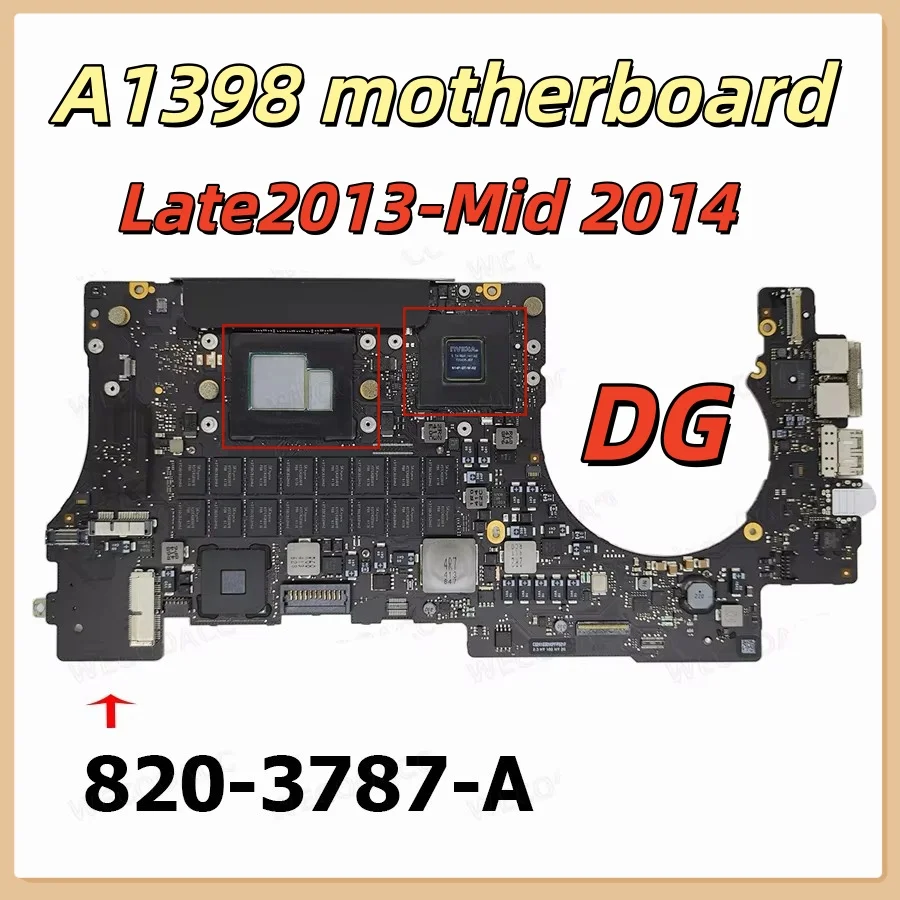 Placa-mãe original a1398 para macbook pro retina 15 