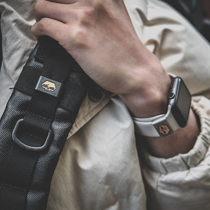 LAUTIE Buckle Clips Molle Watch Buckle Watch Strap Decorative Ring Watch Metal Hardware