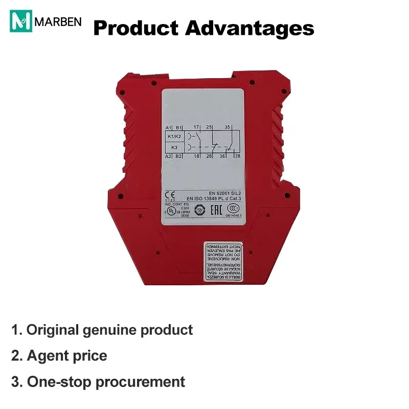 for CS AR-04V024 Safety Relay 24V DC Emergency Stop Protection Industrial Control Safety Module