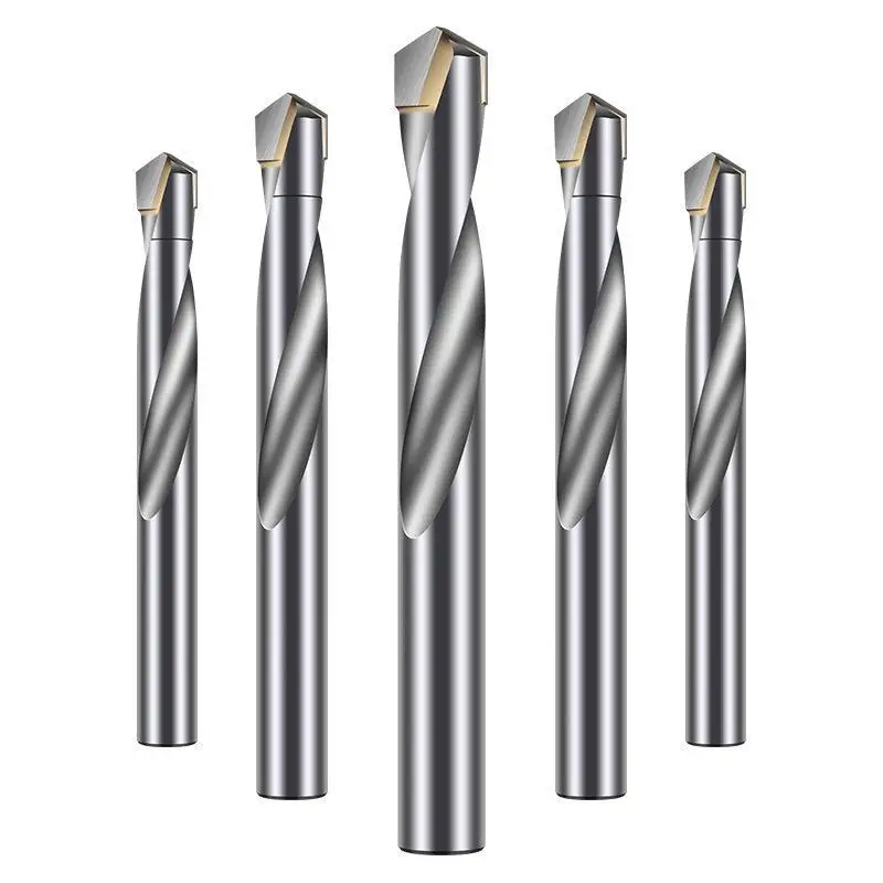 Hard Carbide Drill Bits Cemented Carbide Silver Metalworking Bit Milling Cutter Metal Suitable For Use By Workers