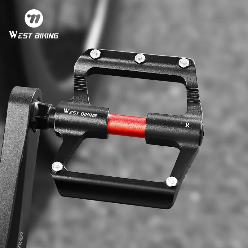 

3 Bearing Aluminum Alloy Bike Pedal Lightweight Anti Slip MTB Road Flat Pedal Sealed Universal Cycling Parts bicycle accessories