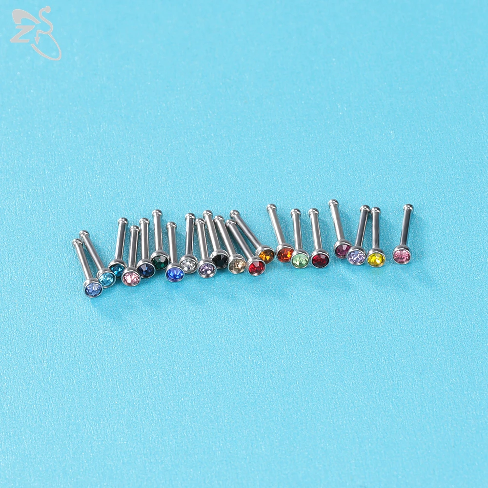 30Pcs 14G-6G Acrylic Septum Stretcher Kit Pincher Tapers Septum Ring C Shape Expander with Black O-Rings for Stretching Pierced