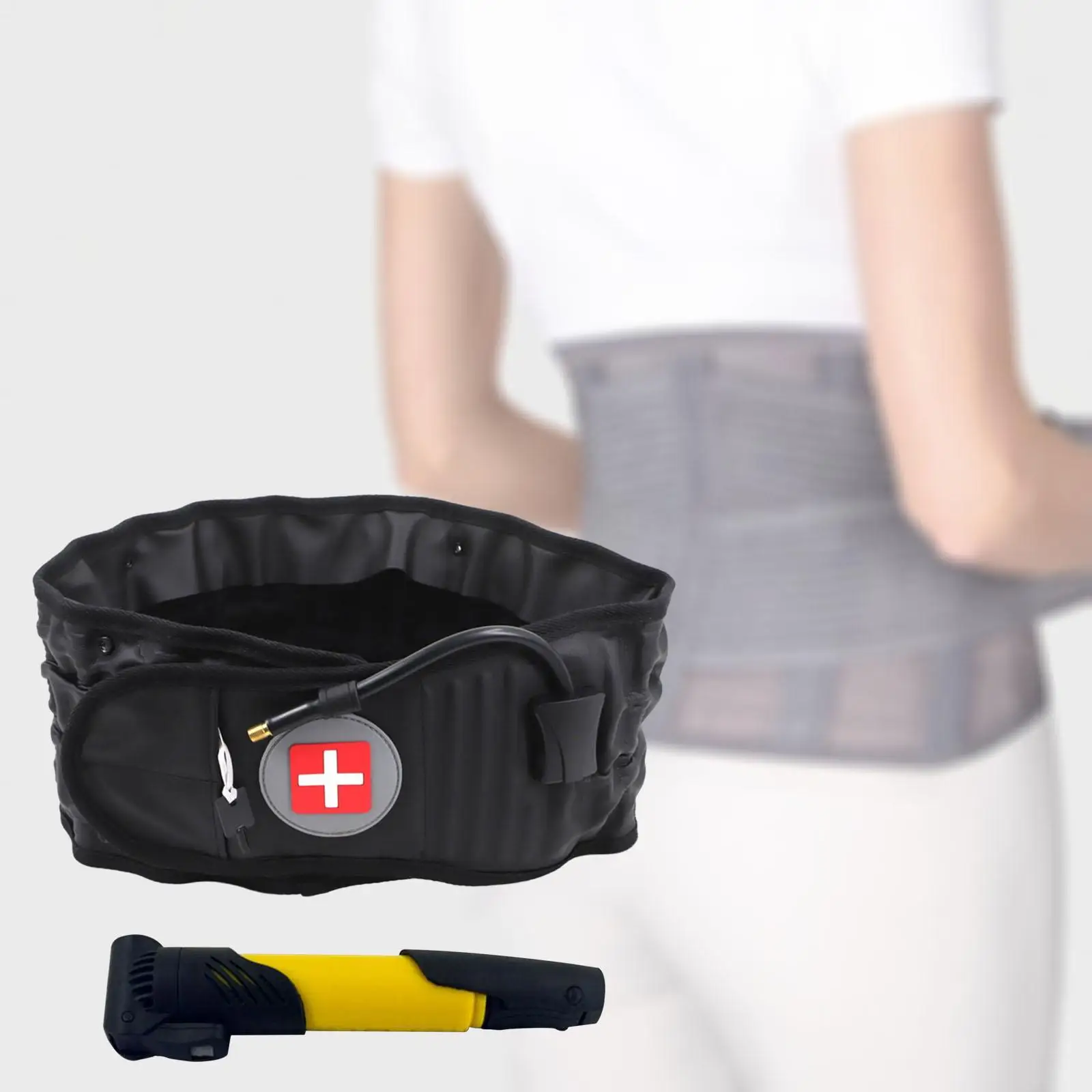 Decompression Back for Lower Back, Inflatable Support , Waist